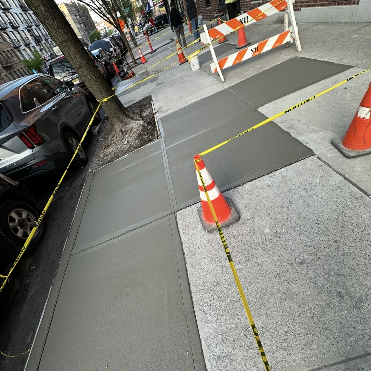 Sidewalk Construction